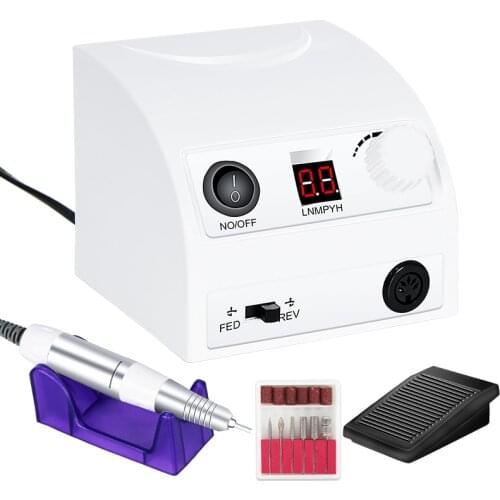 Nail Drill Pedicure Tool Set 3500RPM Pro Manicure Machine Equipment Pedicure Tool nail file electric Electric File and Nail Tool