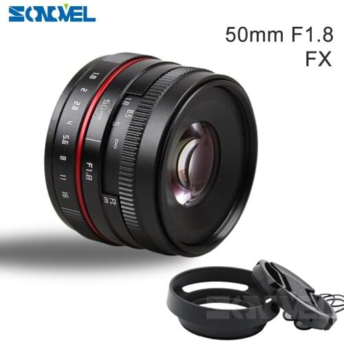New 50mm f/1.8 APS-C F1.8 camera Lens for Fujifilm X-T10 X-T2 X-T1 X-A3 X-A2 X-A1 X-PRO2 X-PRO1 X-E2 X-E1 X-M1