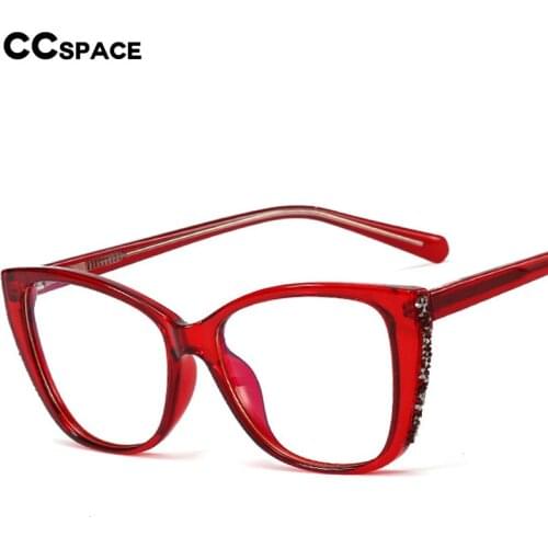 48227 Anti-blue Light Ultralight Glasses Frames Square Cat Eye Women Optical Fashion Computer Glasses