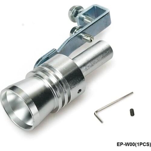 Motorbike Car Exhaust Fake Turbo Whistle Pipe Sound Muffler Blow Off Valve Universal Simulator Whistler Size S/M/L/XL EP-W00-AF