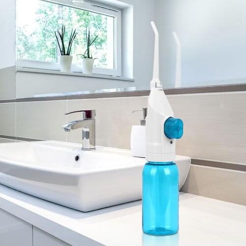 Portable Oral Irrigator Dental Irrigator 2 Tips Water Dental Flosser Nasal Showers Water Jet Teeth Cleaner
