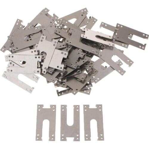 PV Wire, Cable Clips ,Springsteel, Holds 4 PV Wires Qty 50 Durable&Portable