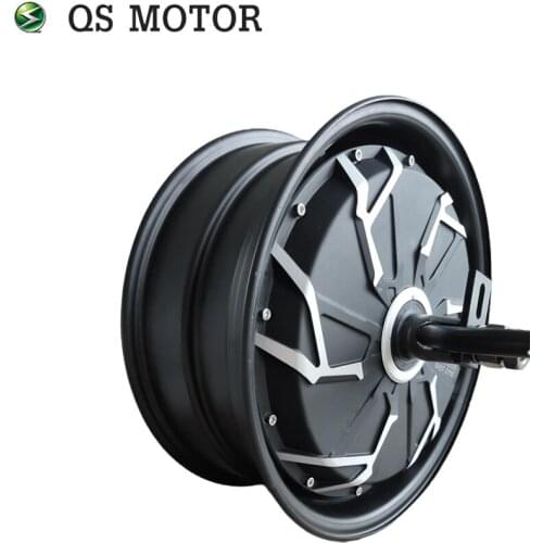 QS Motor 12inch 5000W 260 45H V4 BLDC electric scooter motorcycle wheel hub motor with sabvoton SVMC72200 Sin wave Controller