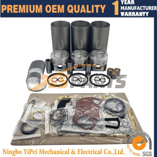 Overhaul Rebuild Kit For ISUZU 3LD1 Engine DH35 SAKAI SG350 SW350 Loader
