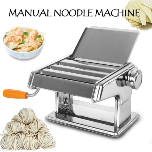Manual Noodle Maker 3 Blade Cutter Noodle Maker Large Press Family Ball Wonton Handmade Pasta Kitchen Tools