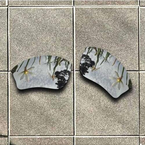 Sliver Titanium Polarized Sunglasses Replacement Lens for-Oakley Half Jacket XLJ Frame 100% UV Protection Good Fitness