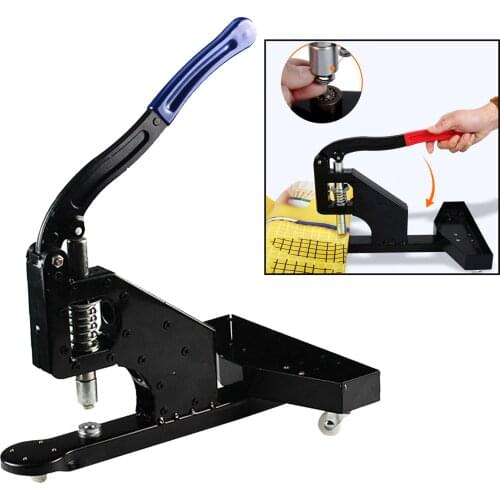 Heavy Duty Hand Press Grommet Machine Sewing Tools for Grommets & Eyelet, Snaps, Rivets, Button Covers , Fastener