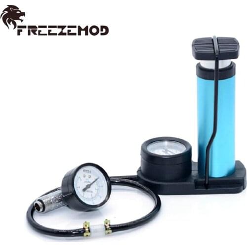 FREEZEMOD Air Pressure Leakage Monitor Sensor Double Barometer For Water Cooling MOD Water cooler Aluminum Alloy Cover Modding
