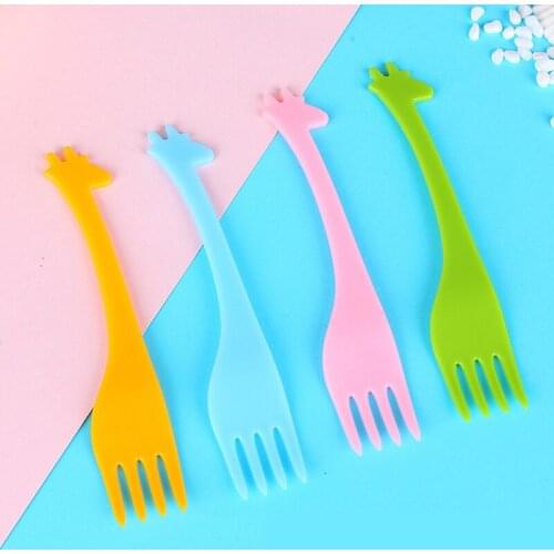 Animal Farm Fruit Fork Cartoon Snack Cake Dessert Food Fruit Toothpick Decor