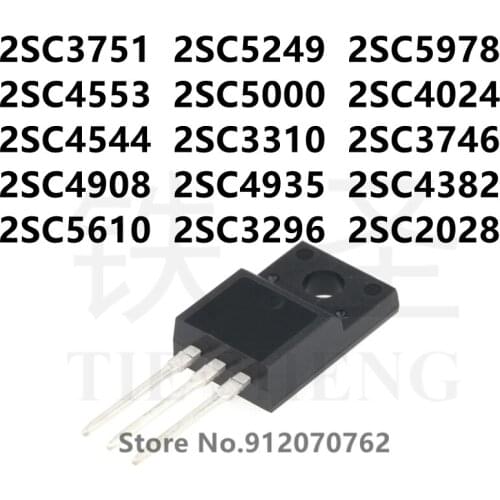 10PCS 2SC3751 2SC5249 2SC5978 2SC4553 2SC5000 2SC4024 2SC4544 2SC3310 2SC3746 2SC4908 2SC4935 2SC4382 2SC5610 2SC3296 2SC2028