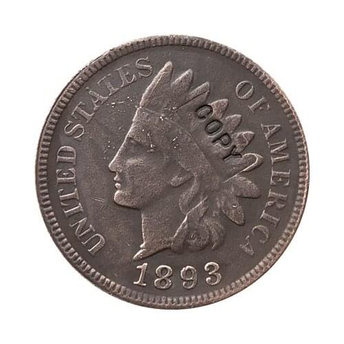 1893 Indian head cents coin copy