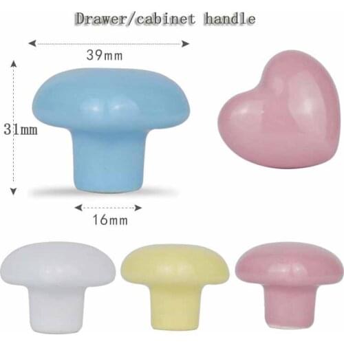 2pcs Ceramic childrens room / desk handle