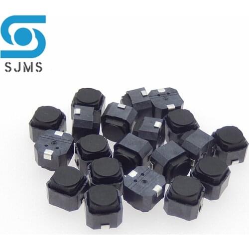 20/50PCS/lot Tact Touch Micro Switch 6*6*5 mm Silent Mute switch 6X6X5 MM SMD 2P Pin Silicone Keypad Push Button Switches
