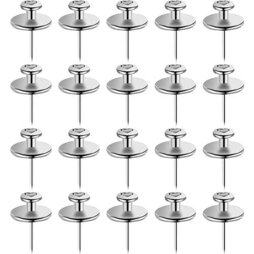 20 Pack Small Nails for Picture Hanging Double-Headed Picture Hangers Nails Wall Nails for Hanging Pictures