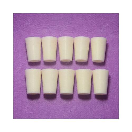 30# Tapered Silicon Bung Stopper,Test Tube Hollow Plug Intake Hose,10PCS/LOT