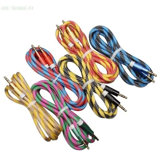 1.5m Dragon pattern style AUX Audio Cable Cord Male/Male Kabel Gold Plug Car Aux Cord for iphone Samsung xiaomi wholesale 300pcs