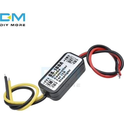 DC 5V Car LED GS-100A Brake Stop Light Strobe Flash Flashing Controller Control Board Module GS 100A Box