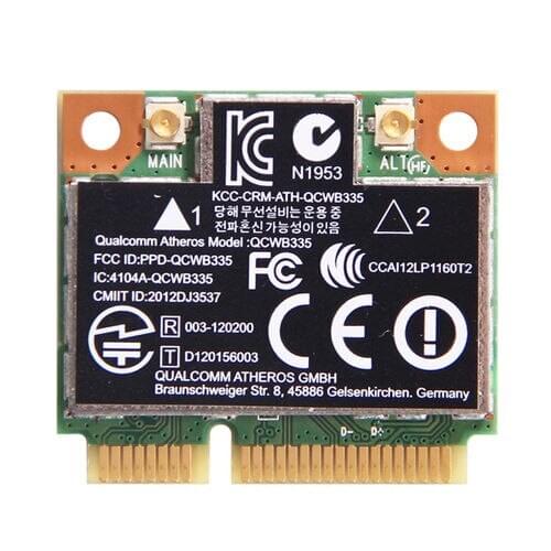 Card for HP Atheros QCWB335 WIFI+Bluetooth 4.0 Mini PCIE WLAN Wireless Card 689457-001