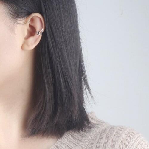 Bone Clip Wings Earrings For Women Creative Korean Fashion Hot Sweet Geometric Irregular Lady Party Jewelry Accessories BOYULIGE