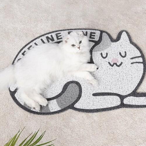 Cat Litter Mat EVA Double-Layer Cat mat Litter Trapper Mats with Waterproof Bottom Layer non-slip pet litter Cat Bed mat