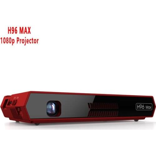 Best quality H96 Max 1080p full hd pro2.4G voice remote BT Speaker 8 Core 64 bit android 2.4G/5G Wifi 4K projector