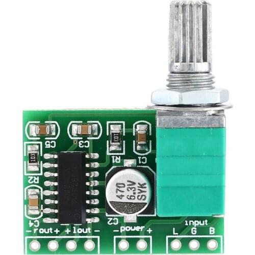 Mini PAM8403 DC 5V 2 Canal USB Power Supply Hifi Digital Audio Amplifier Board with Switch Potentionmeter