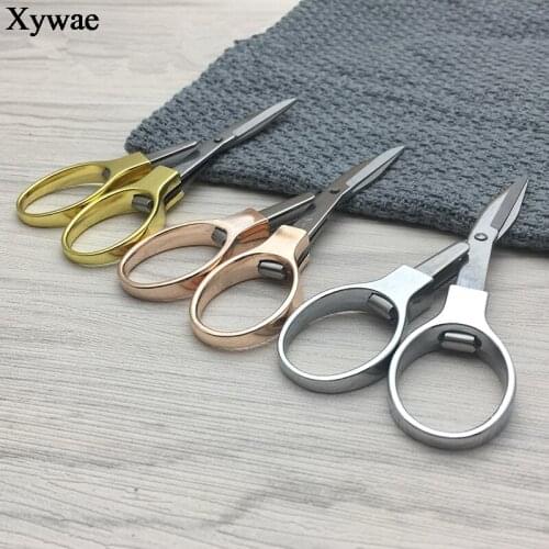 Mini Folding Scissors Keychain Fishing Scissor Cutter Camping Tool Embroidery and Sewing Scissors Fold Scissors Tailor Scissors