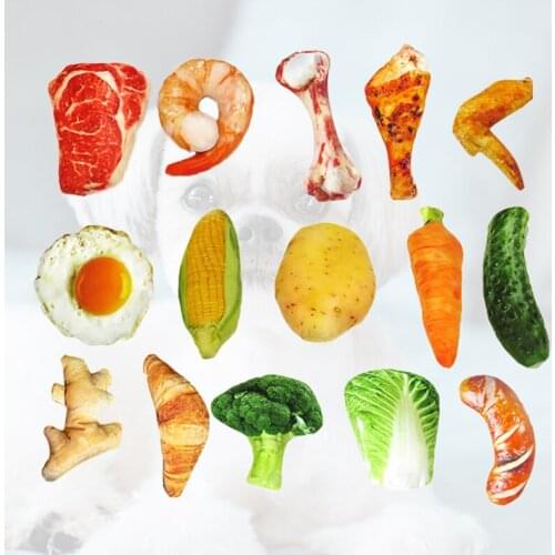 Mini Plush Pet Toy Imitation Vegetable Chicken Leg Dog Puppy Teddy Vocal Pet Supplies