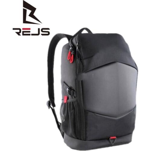 REJS LANGT Mens Backpack Laptop 15.6 Inch Casual Waterproof Backpack Games Large Capacity Travel Daypack Mochila Anti-Theft