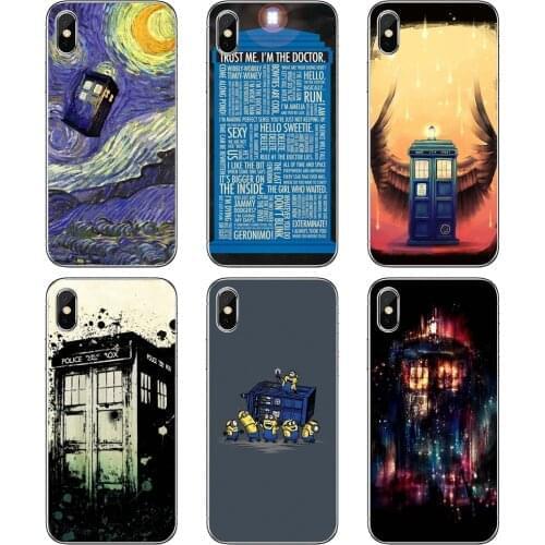 Soft Covers For Huawei Mate 20 30 40 7 8 9 10 Lite Pro P Smart 2018 2019 Plus G7 G8 Doctor-Who-Tardis-Police-Box