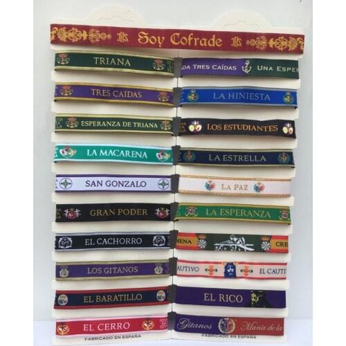 Pack 21 bracelets COFRADES all the cofradies Easter the Macarena Triana great power Christ Mena The Mirage the Gypsies