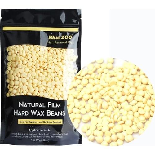 New 250g Depilatory Hard Wax Beads Pellet Creamy Brazilian Hot Film Waxing Beans Hair Removal No Paper Strip Harsen Ontharen