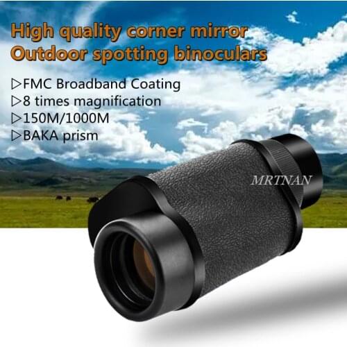 Professional 8X30 powerful binoculars BAK4 prism binoculars all-optical monocular hunting camping travel binoculars