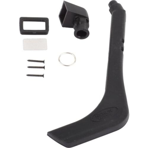 RC Crawler Black Rubber Safari Snorkel for CC01 JEEP Body Shell