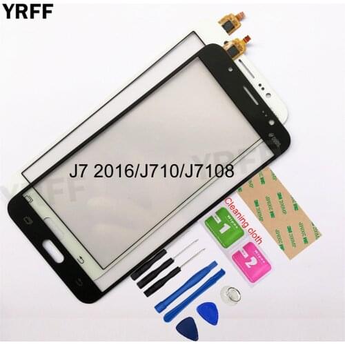 5.5'' For Samsung Galaxy J7 2016 J710 J7108 Touch Screen Digitizer Sensor Touch Glass Lens Panel