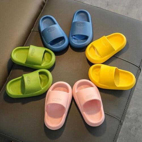 Kids New House Slippers Soft Non Slip Bathroom Beach Shoes For Children Girls Comfortable Summer Indoor Floor Toddler Boy Shoe