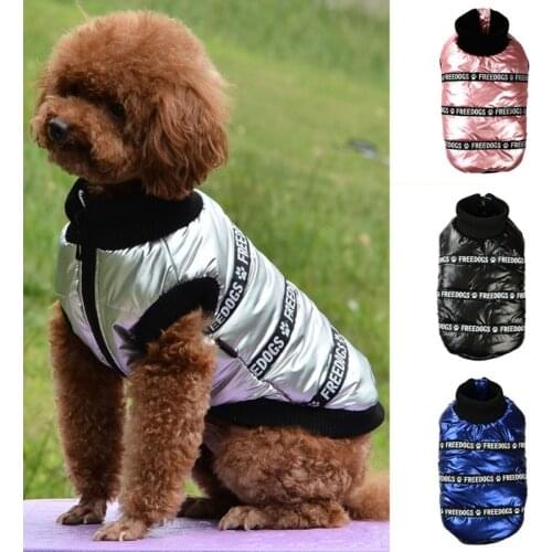 Dogs Pet Warm Winter Coat Soft Fleece Lined Windproof Snowproof Soft Prismatic Lattice Hooded Jacket Pet Clothing