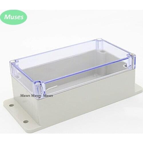 Waterproof Wall Plastic Junction Box With Clear Cover ip65 158*90*64mm