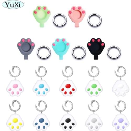 YuXi For AirTags Case Silicone Protectioncute Cute Cover Soft Shell Protective Sleeve For AirTags Tracker Accessories Protective