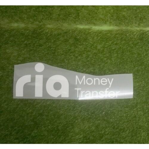 2020 Money Transfer Sponsor Patch Size is 18cm Heat Transfer Soccer Badge