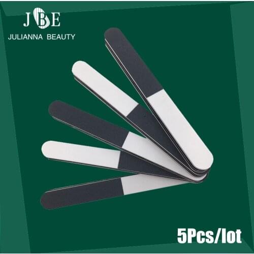 5Pcs/lot Nail File Buffer 3 Way Manicure Pedicure Tools Professional Nails Buffer Sponge Nail Art Polish Sanding Buffing Block