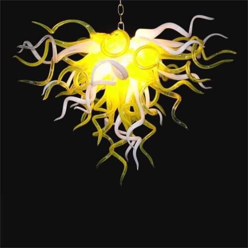 Art Decorative Designer Hot Sale New Arrival Warranty Colorful Hot Sale Hand Blown Glass Chandelier for Hotel Home