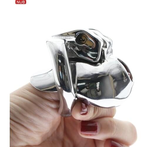 HT V3 COCK CAGE MICRO small Chastity Device NEW V3 THE NUB STEEL VERSION Chastity Cage Device BDSM toys