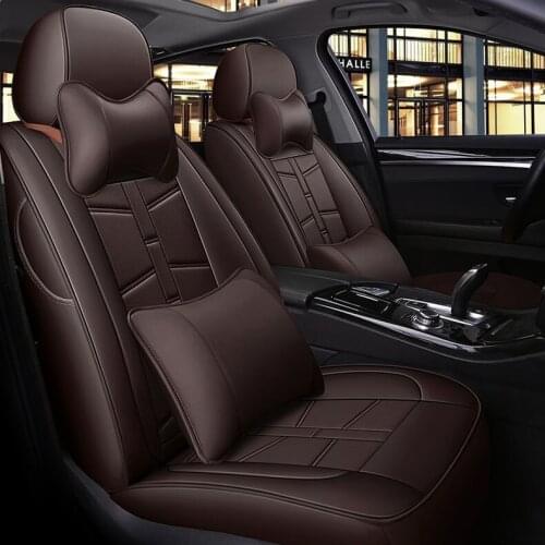 Custom car seat cover leather for Land Rover Discovery 3 4 5 Sports Evoque FreeLander 2 Range Rover Sport velar car accessories