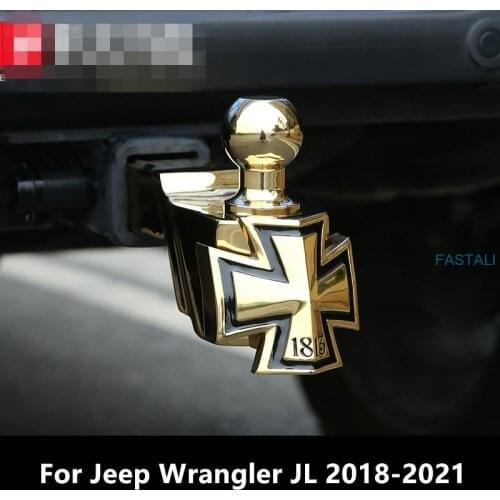 For Jeep Wrangler JL 2018-2021 Trailer Hook F150 Raptor Off-road Self-rescue Towing Hook Rear Bumper Rogue Hook Decoration