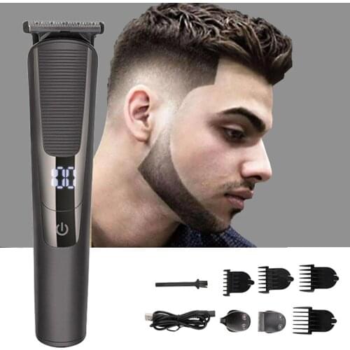 Hair Clippers Professional USB Rechargeable 3 in 1 Hair Cutting Machine Beard Trimmer For Men Barber Electric Shaving for Home