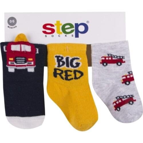 Step 10134 pcs set Firetruck Sock