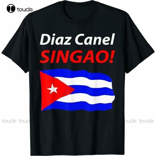 New Diaz Canel Singao Cuba Patria Y Vida Movimiento San Isidro - T Shirt S-5Xl Cotton Tee Shirt