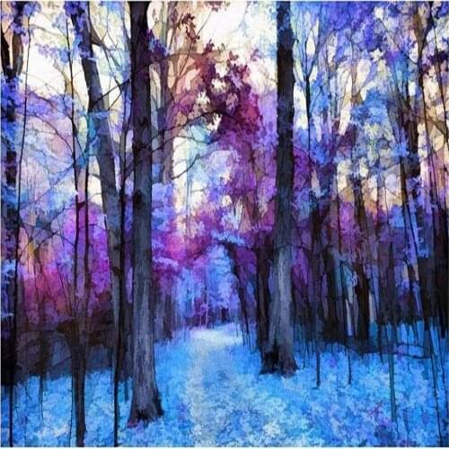 Wallpaper for walls 3 d for living room Purple wallpapers fantasy beautiful forest 3d wallpapers TV background wall