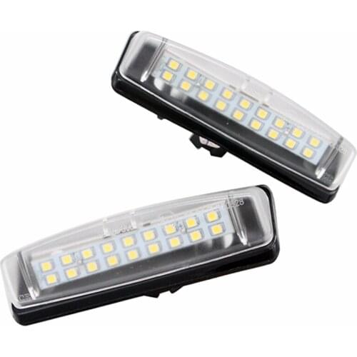2Pcs/Set License Plate Light For Lexus Is200 Ls430 Gs300 Es300 Rx300 LED Light For Car License Number Plate Light Lamp
